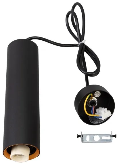 Brilagi - Lampadario a sospensione con filo SELE 1xGU10/30W/230V nero/oro