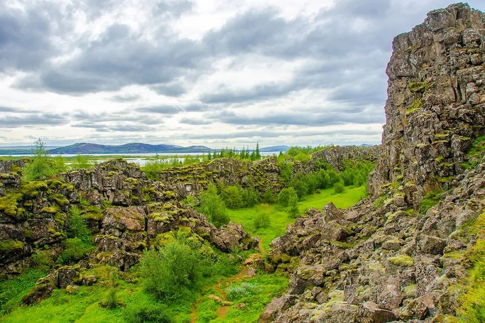 Carta da parati autoadesiva – Parco nazionale Thingvellir