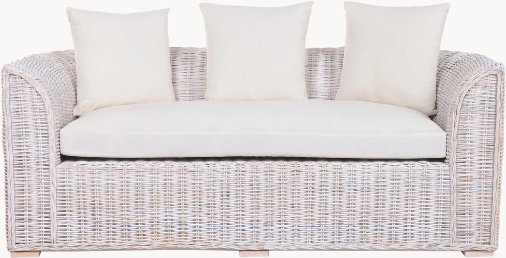 Divano 3 posti in rattan Decape