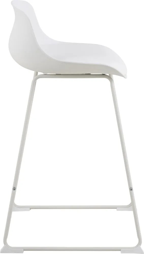 Sgabello da bar bianco (altezza della seduta 66 cm) Tina – Actona