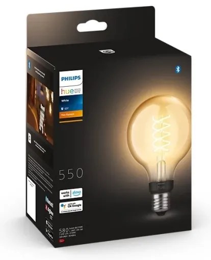 Lampadina LED dimmerabile Philips Hue WHITE FILAMENT G93 E27/7,2W/230V 2100K