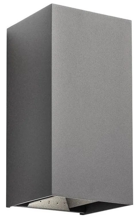 Redo90553-Applique a LED da esterno VARY 2xLED/10W/230V 3000K IP54 antracite