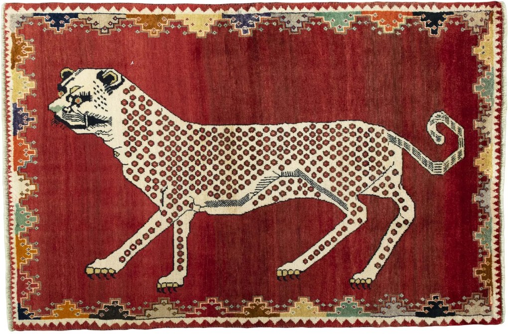 Gabbeh Tappeto persiano 170 x 110 Rosso (Iran) Annodato A Mano