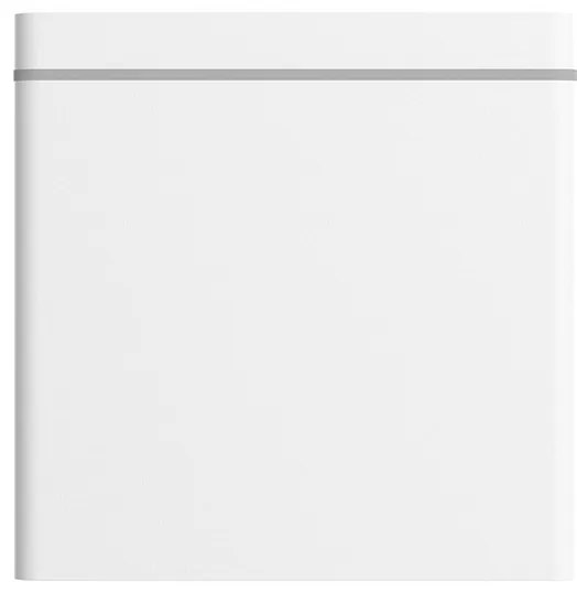 Applique da soffitto Quadrata GU10 IP54 in Alluminio e Vetro