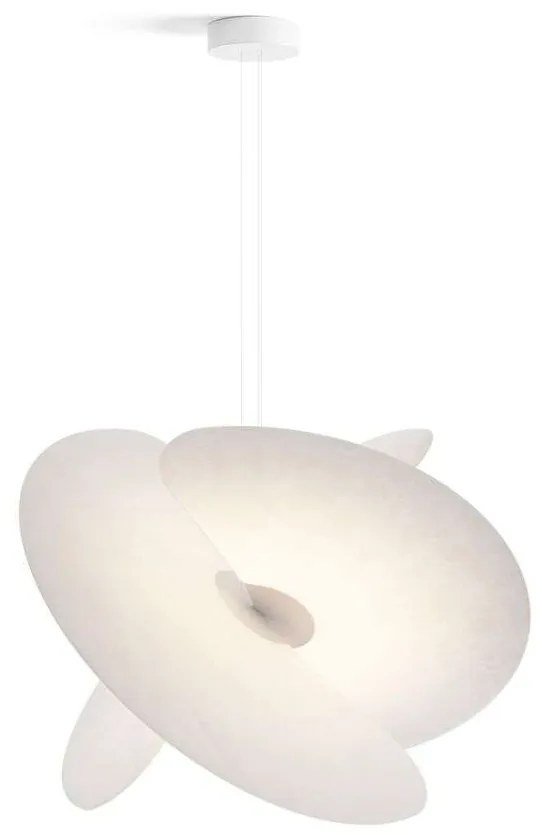 Luceplan - Levante Lampada a Sospensione Large Matt White/White Luceplan