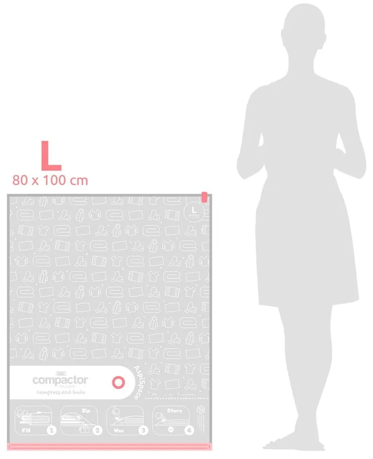 Sacchetti per il vuoto in set da 2 pezzi Premium Valve L - Compactor