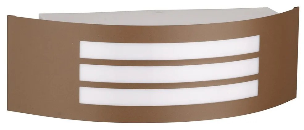 Applique Corten E27 IP54 da Esterno Antiabbagliamento - Serie SHELL