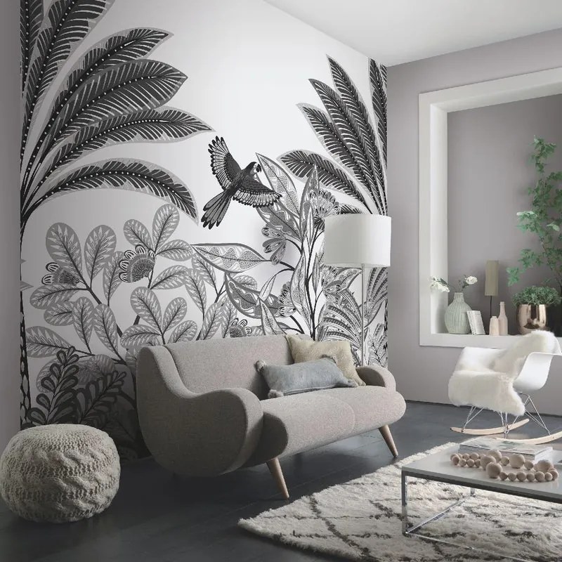 Fotomurale ERISMANN Tropical, bianco 250X280 cm
