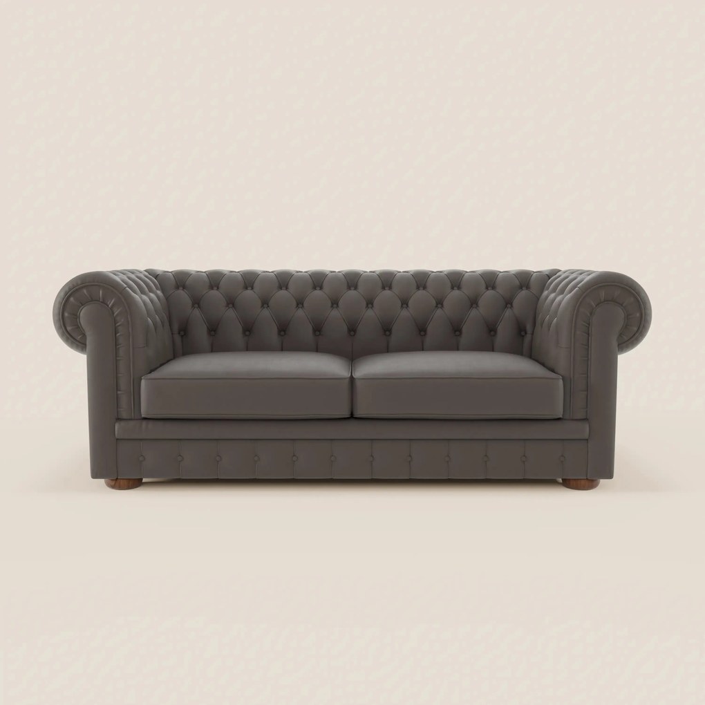 Chester – Divano Chesterfield in vera pelle spessorata 2 e 3 posti