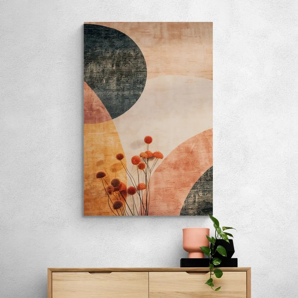 Quadro su tela – Motivi con fiore Peach Fuzz