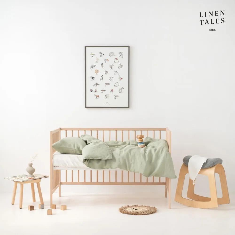 Biancheria da letto per bambini per letto singolo 140x200 cm Sage - Linen Tales