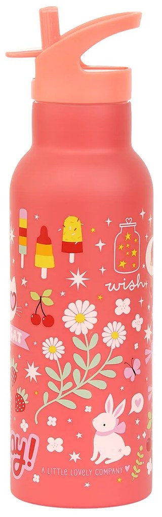A Little Lovely Company - borraccia in acciaio inox, 500 ml - divertimento