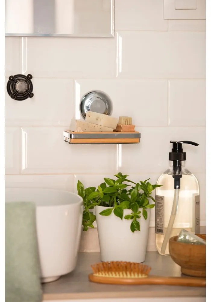 Portasapone da parete in bambù Spa - Compactor