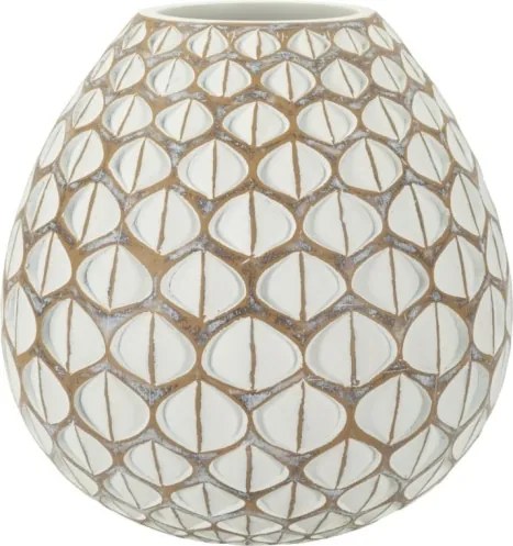 Vaso Resina Tibet Cm Ø 27X27