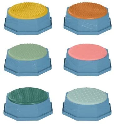 B-Toys - Pietre di equilibrio per bambini BALANCE &amp; HOP 6 pezzi