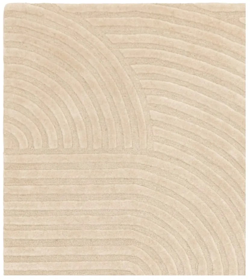 Tappeto in lana beige 120x170 cm Hague - Asiatic Carpets