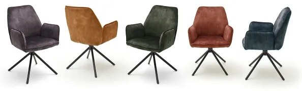 Set di 2 sedie da pranzo NEXORO, antracite