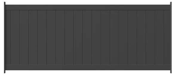 Pannello di recinzione in alluminio grigio GARDENGATE Panello Matisse L 200 x H 98.6 cm, spessore 50 mm