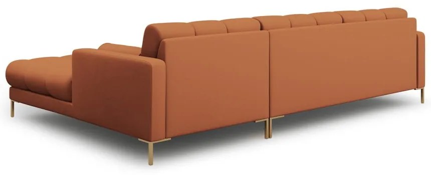 Divano angolare color mattone (angolo destro) Bali - Cosmopolitan Design