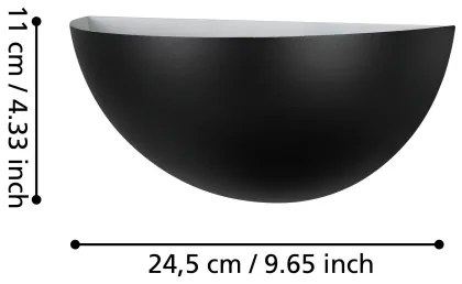 Eglo 900343 - Applique TANURA 1xE27/25W/230V