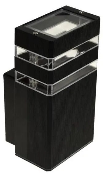 Applique da esterno SANTA 1xGU10/30W/230V IP54 nero