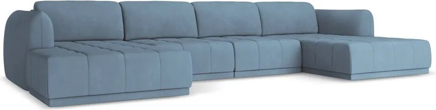 Divano angolare azzurro Hoku – Makamii