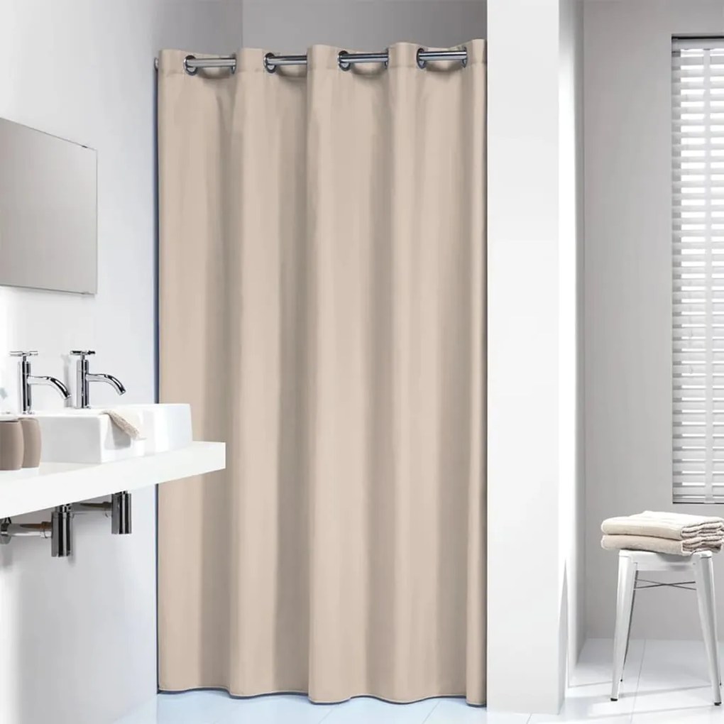 Tenda Da Doccia Coloris 180x200 Cm Ecru /