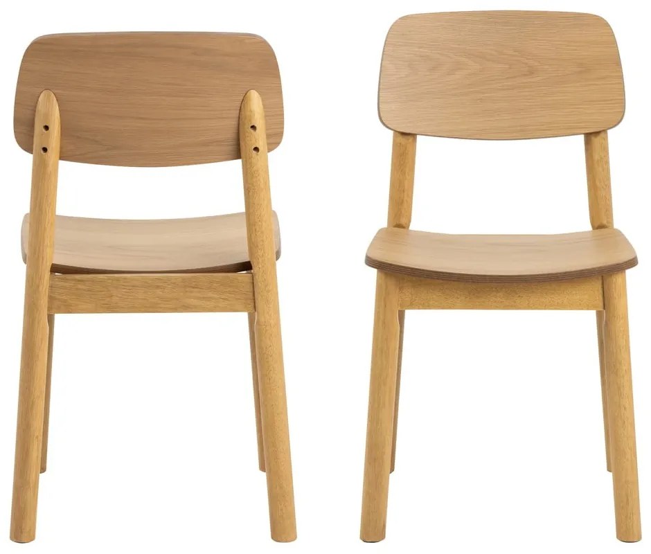 Sedia da pranzo in colore naturale Barlow - Actona