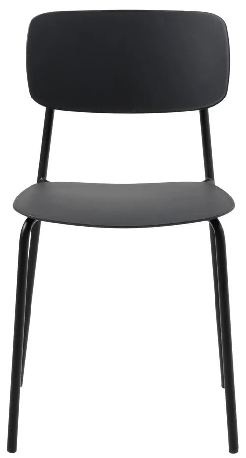 Sedie da pranzo in set nere 2 pz Kirkland – Unique Furniture