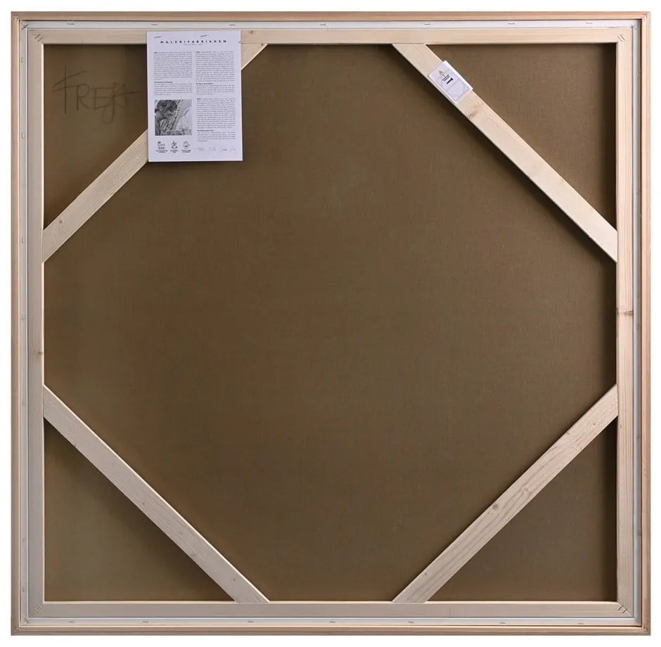 Quadro dipinto a mano 100x100 cm Trace Of Nature – Malerifabrikken