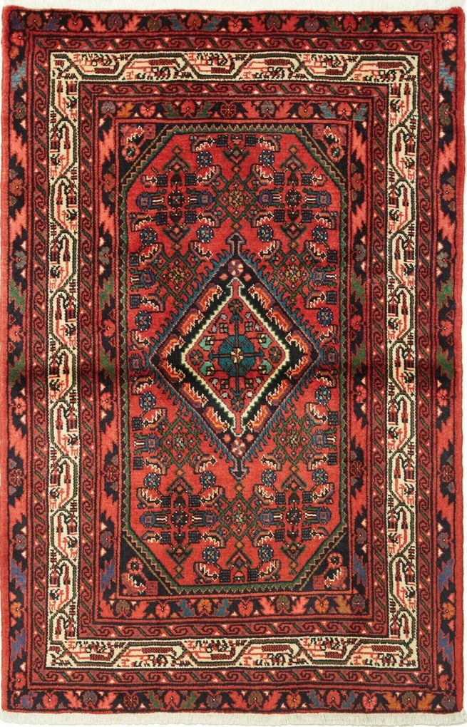 Hamedan Tappeto 160x100 (Iran) Annodato A Mano