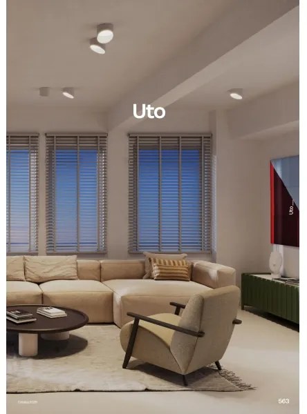 Redo 01-1625 - Faretto LED UTO LED/6W/230V Ø 9 cm bianco