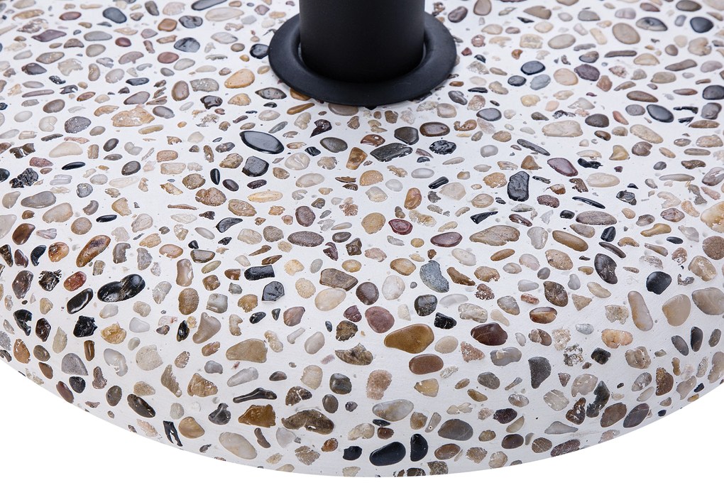 Base in cemento per ombrellone con effetto pietra ⌀ 47 cm CEVO Beliani