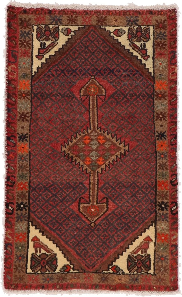 Hamedan Tappeto 110x70 (Iran) Annodato A Mano