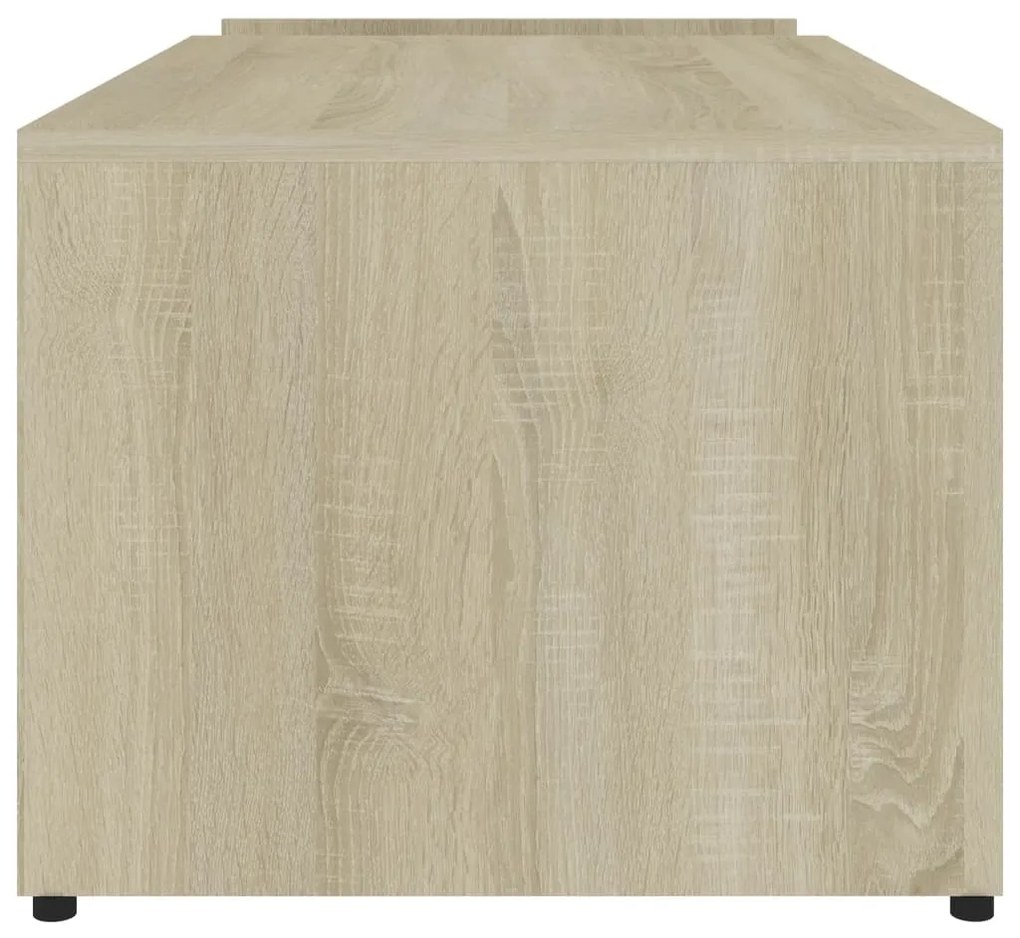 Tavolino da salotto rovere sonoma 90x45x35 cm legno multistrato