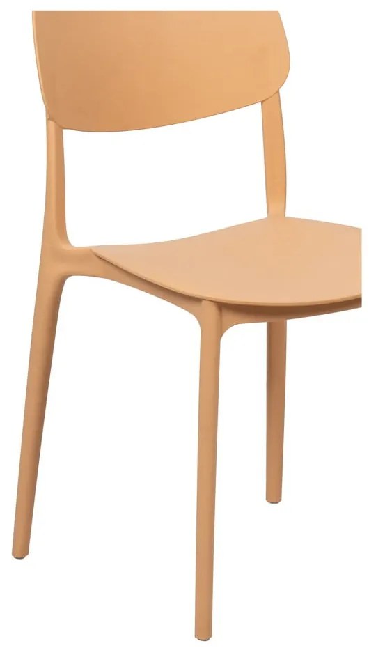 Sedia da esterno color pesca in plastica Hébé – Bonami Essentials