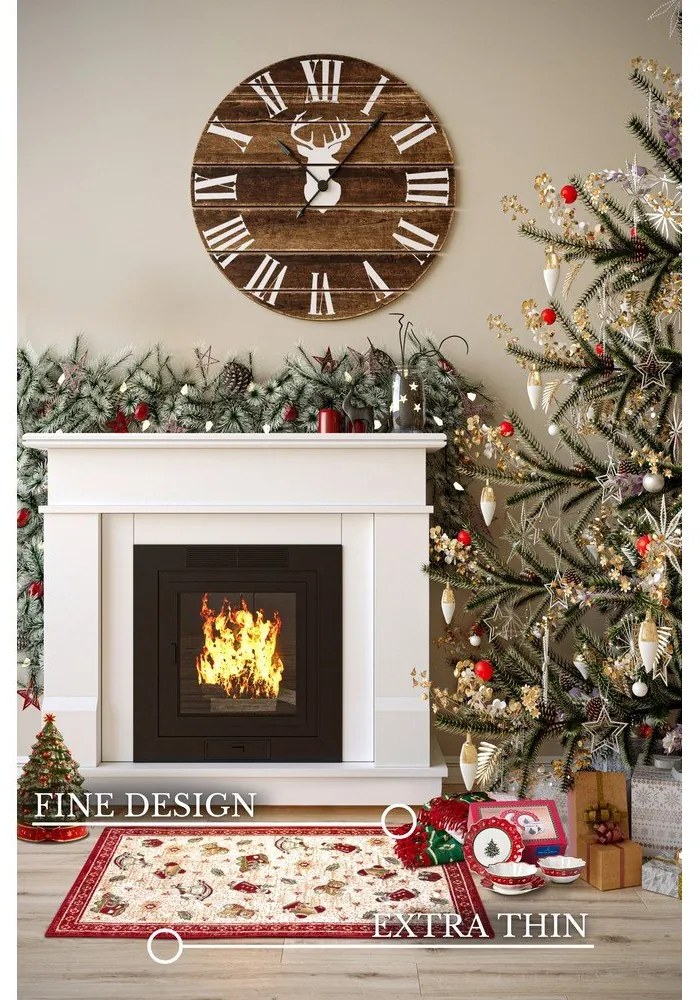 Tappeto rosso natalizio in cotone 50x80 cm Toy's Delight Red Christmas - Villeroy&amp;Boch