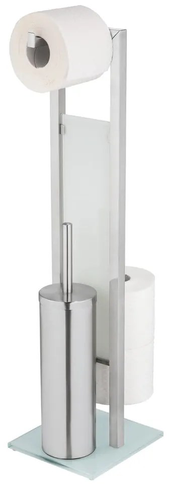 Porta carta igienica con scopino Rivalta - Wenko