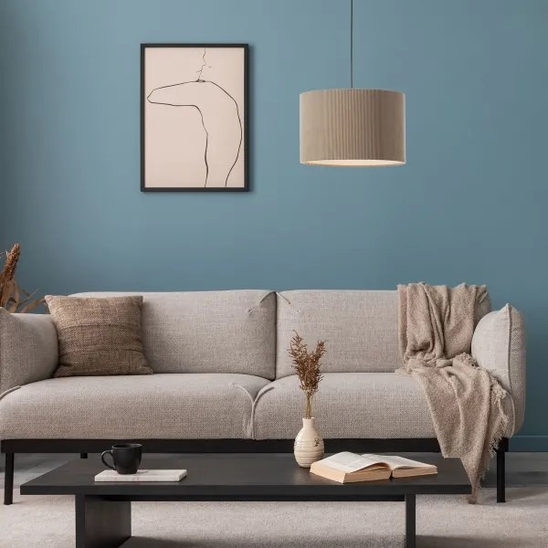 Brilliant - Lampadario a sospensione con filo TONY 1xE27/20W/230V diametro 35 cm marrone