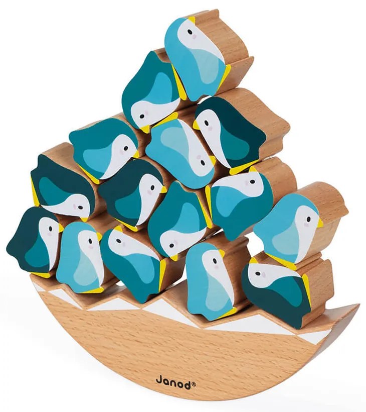 Pinguini dondolanti in legno - In collaborazione con il WWF®