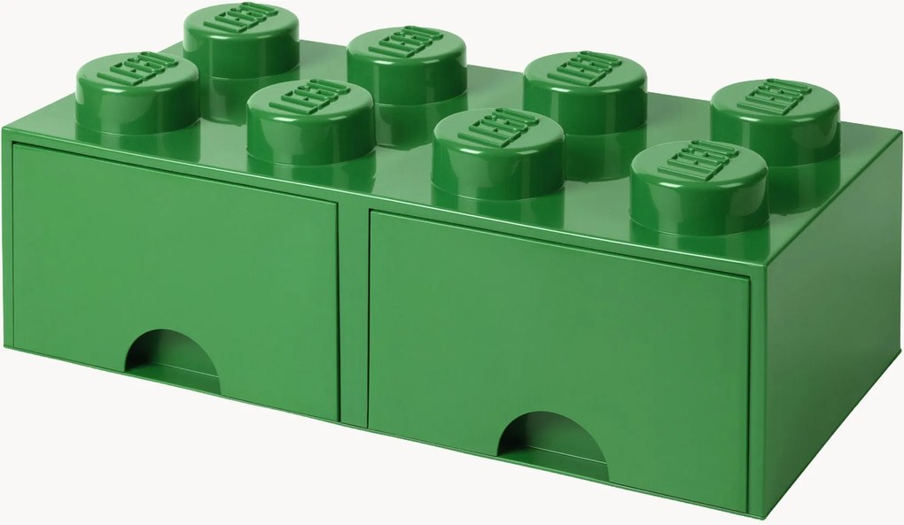 Cassettiera per bambini LEGO con 8 manopole Brick
