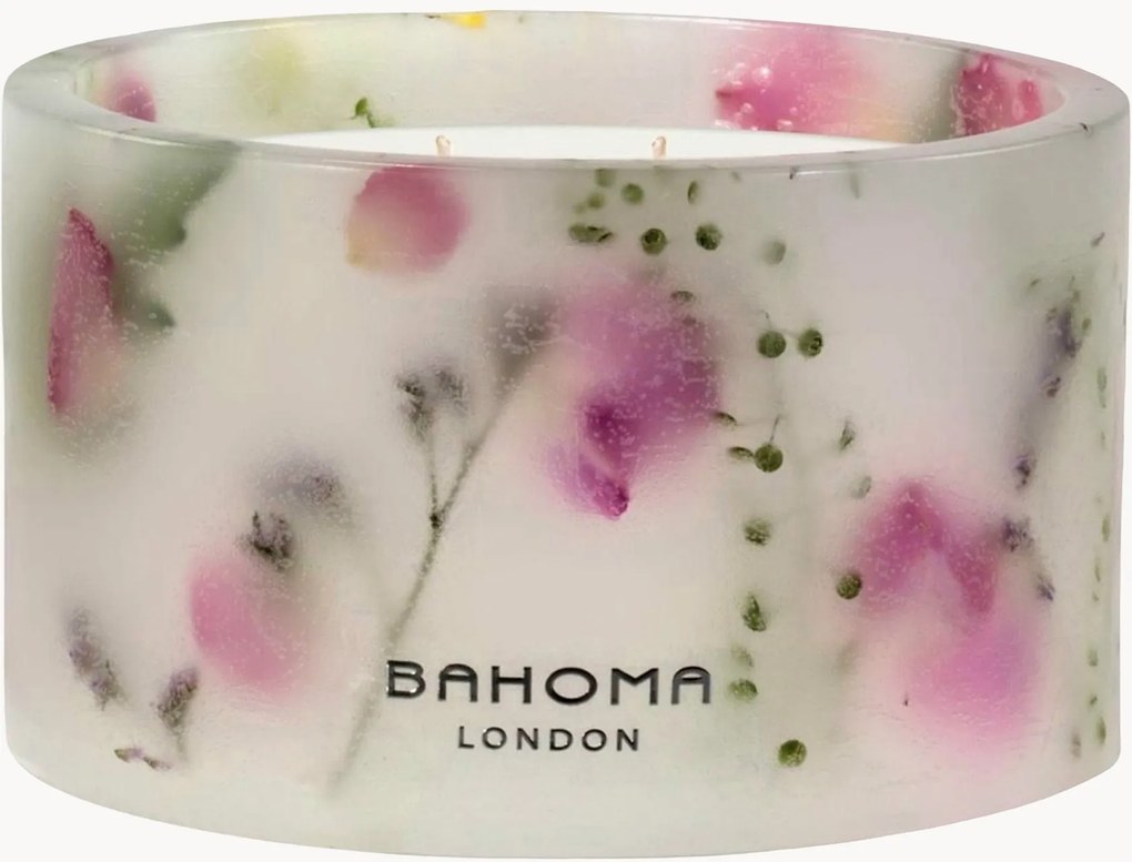 Candela profumata con tre stoppini fatta a mano Botanica (fruttata & floreale)