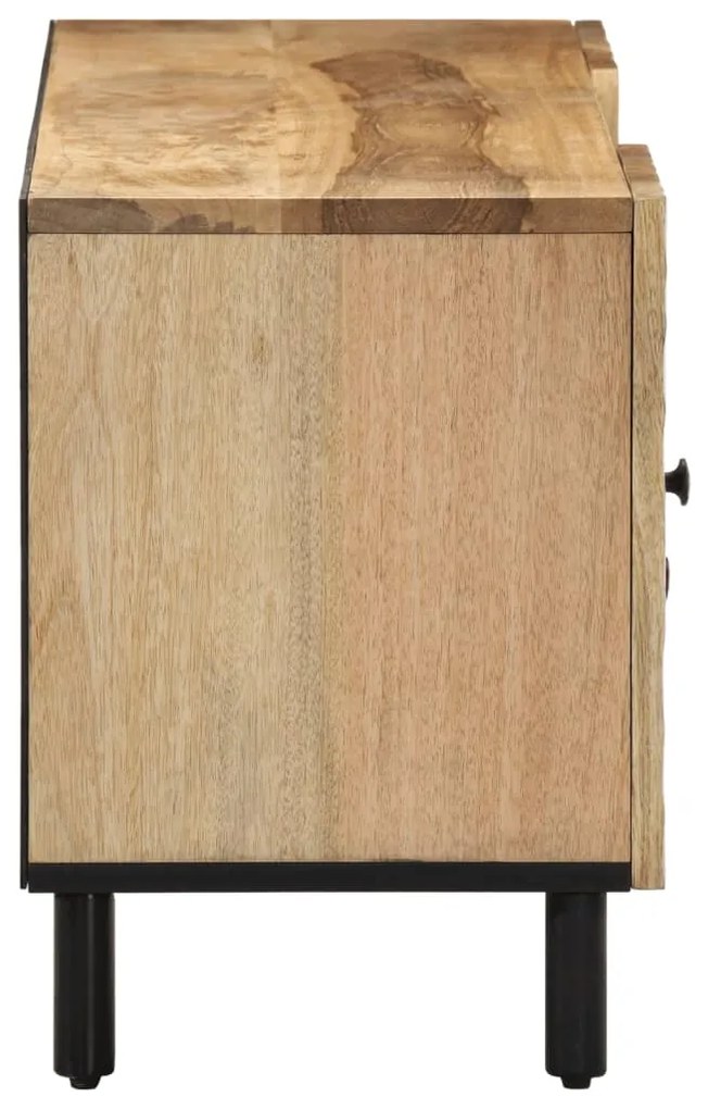 Mobile porta tv 105x33x46cm in legno massello di mango