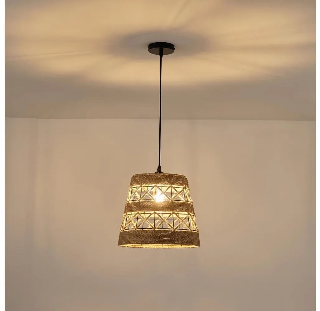 Lampadario a sospensione con filo 1xE27/15W/230V beige