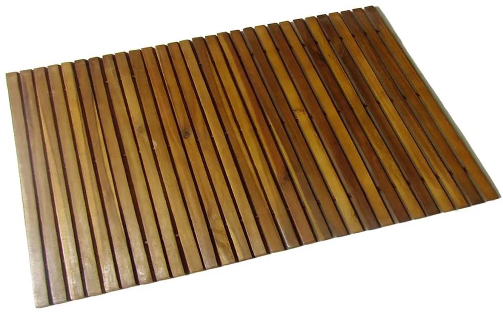 Stuoia Per Bagno İn Acacia 80 X 50 Cm /