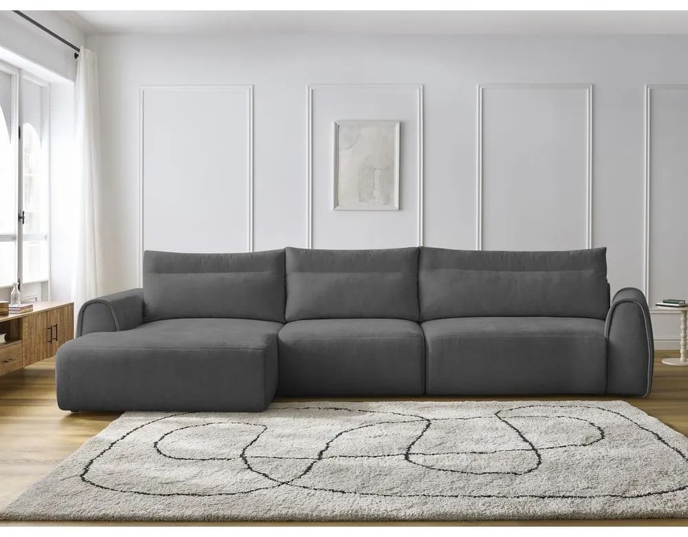 Divano angolare grigio Aden – Bobochic Paris