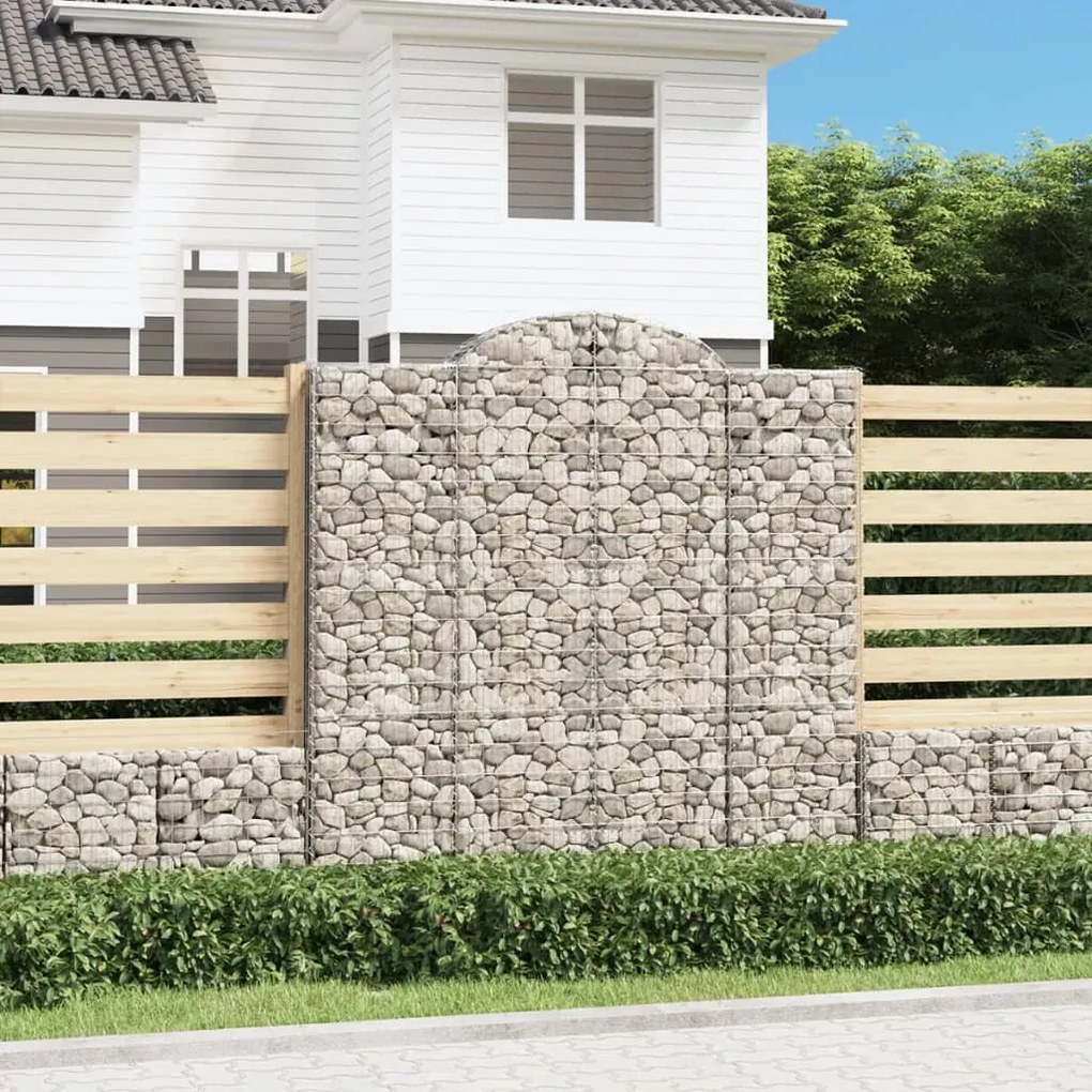 Cesti Gabbioni Ad Arco 8 Pz 200x50x200/220 Cm Ferro Zincato /