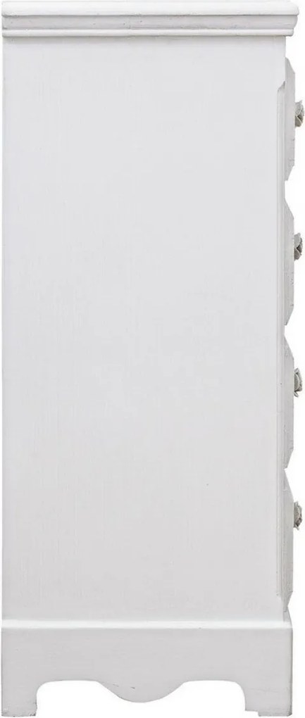 Cassettiera Blanc 4 Cassetti L in Legno...