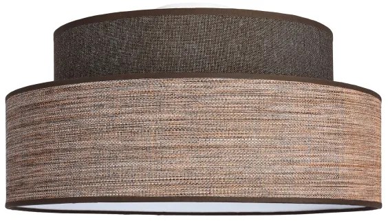 Plafoniera GRACE 1xE27/60W/230V diametro 40 cm marrone/beige