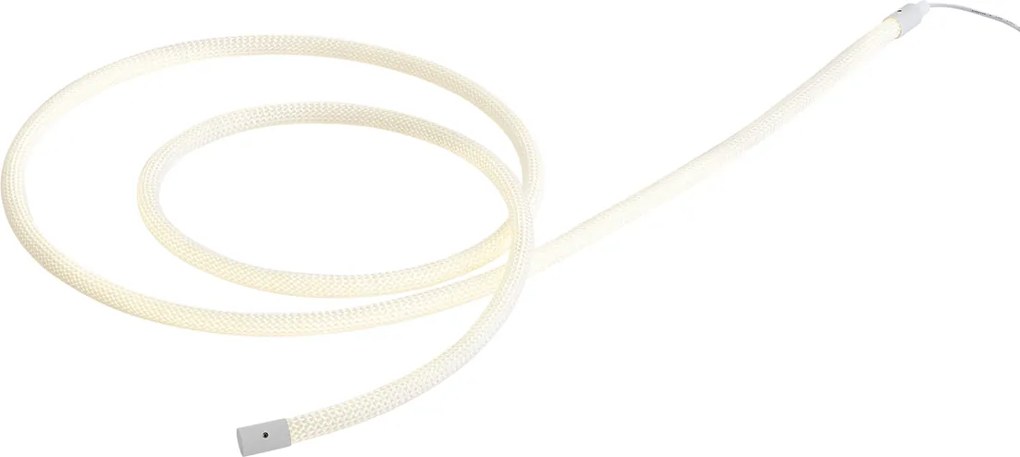 Catena luminosa bianca con spina 3m con LED dimmerabile in Kelvin IP44 - Ropy